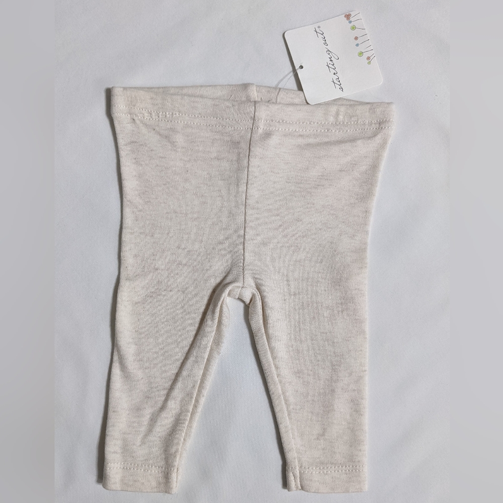Starting Out Babys Pants Color:oatmeal Size:3M/6M Quantity:4